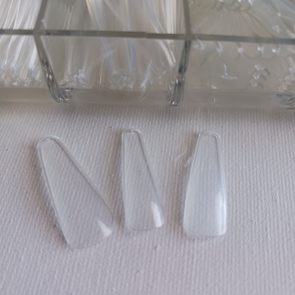 Coffin Shaped Ballerina Full Cover Nail Tip - Picture 4 of 8